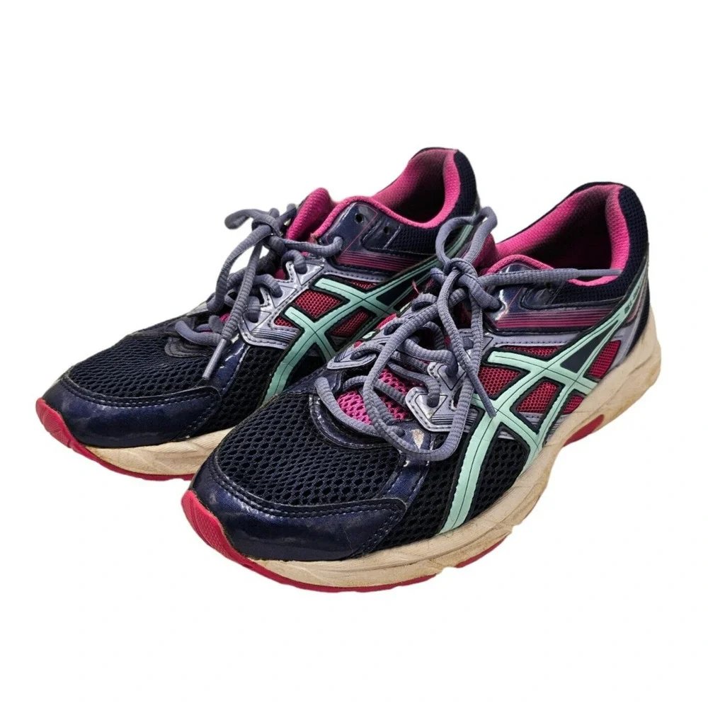 Asics Sneakers Womens 8.5 Gel Contend 3 Running Shoes Purple Pink T5G5N Comfort